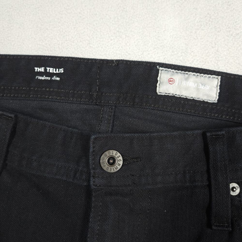 AG Adriano Goldschmied Jeans Men 33x36* Black Tellis Modern Slim Stretch Denim - Picture 3 of 11